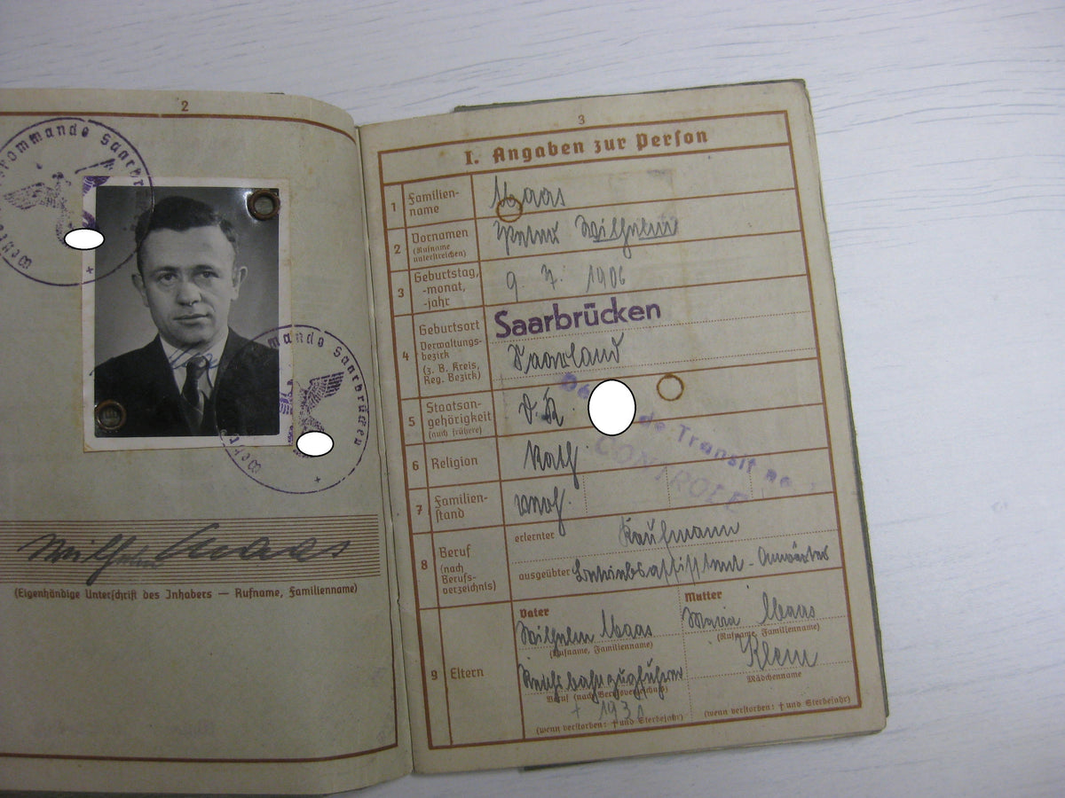 Dokumente Reichsbahn Saarbrücken Eisenbahn Beförderungsurkunden Verleihungsurkunde