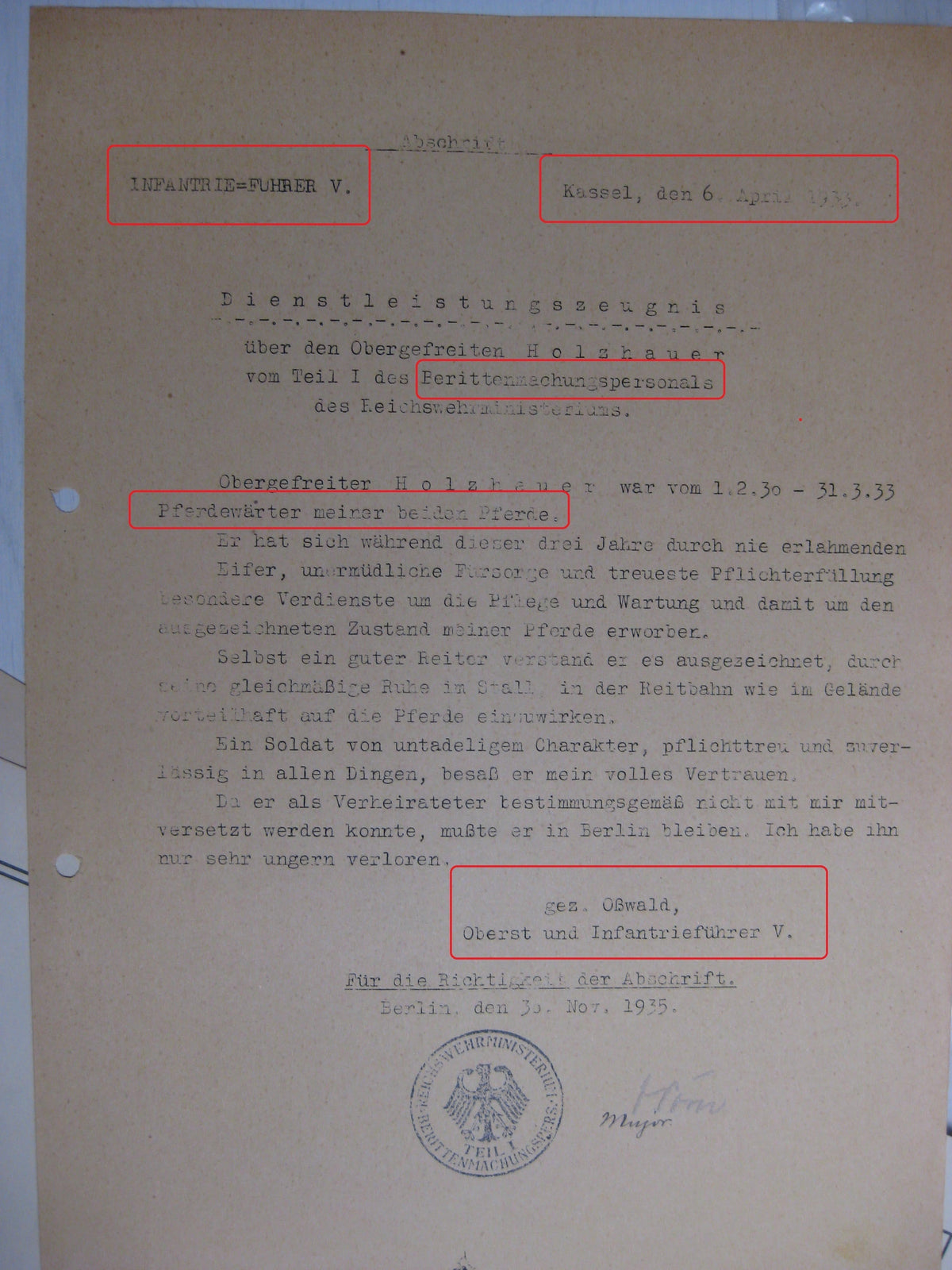 Besitzzeugnis Krimschild Verleihungsurkunden Militärpass Oberstabsintendant / Major Wehrmacht  Russland Ostfront