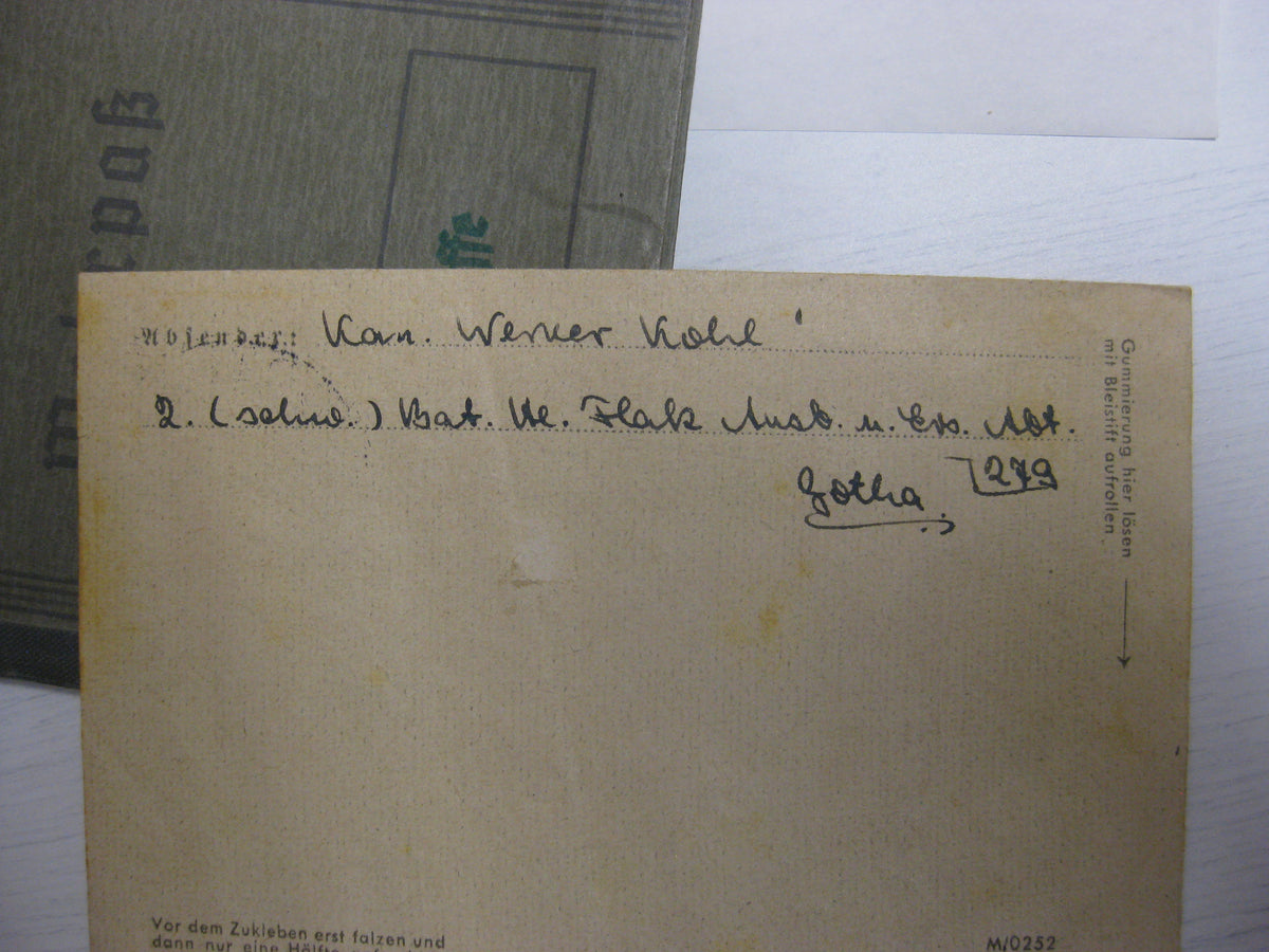 Wehrpaß Hitlerjugend  Mitgliedsausweis Wehrmacht Russland Ostfront