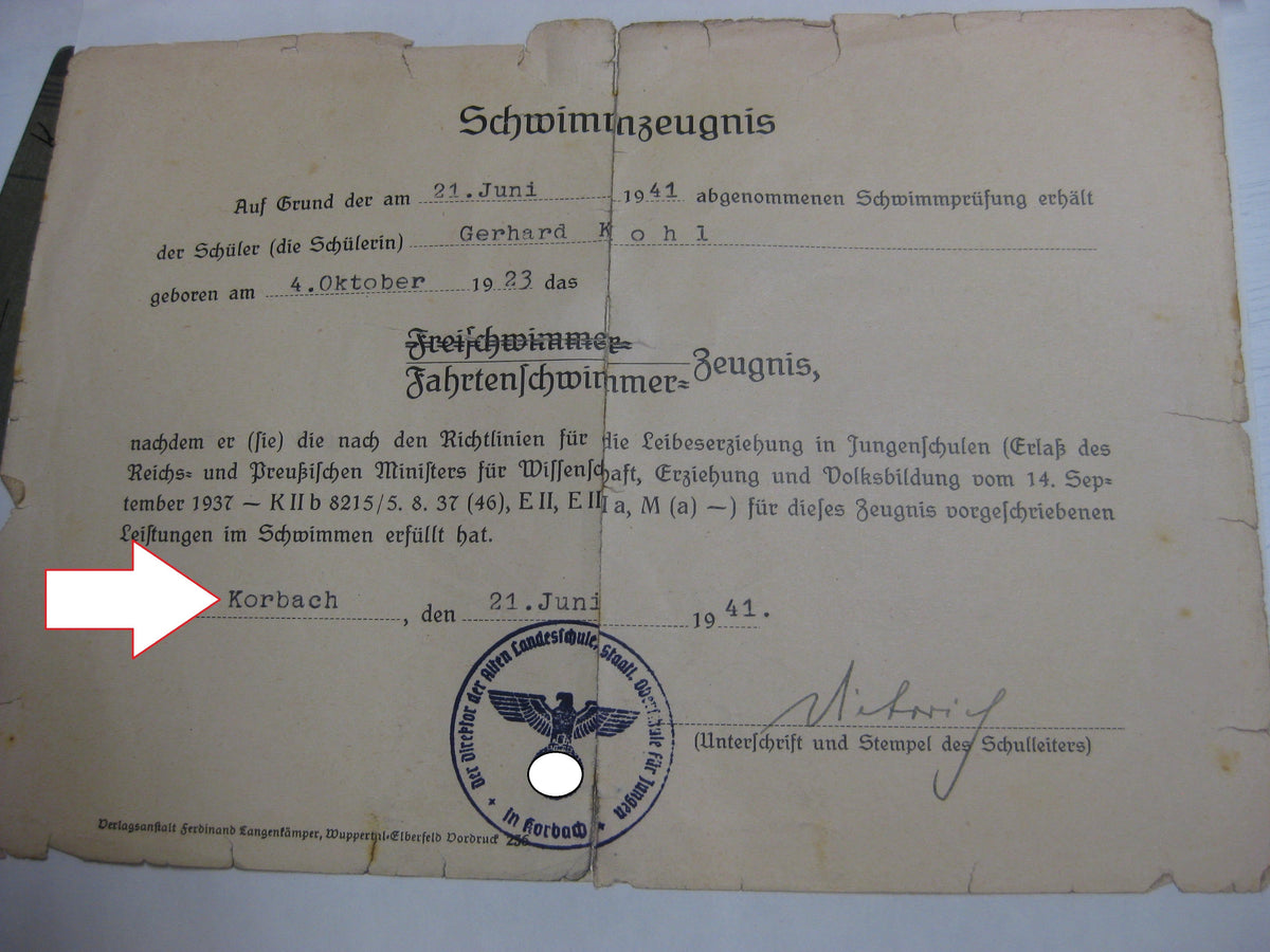 Wehrpaß Hitlerjugend  Mitgliedsausweis Wehrmacht Russland Ostfront