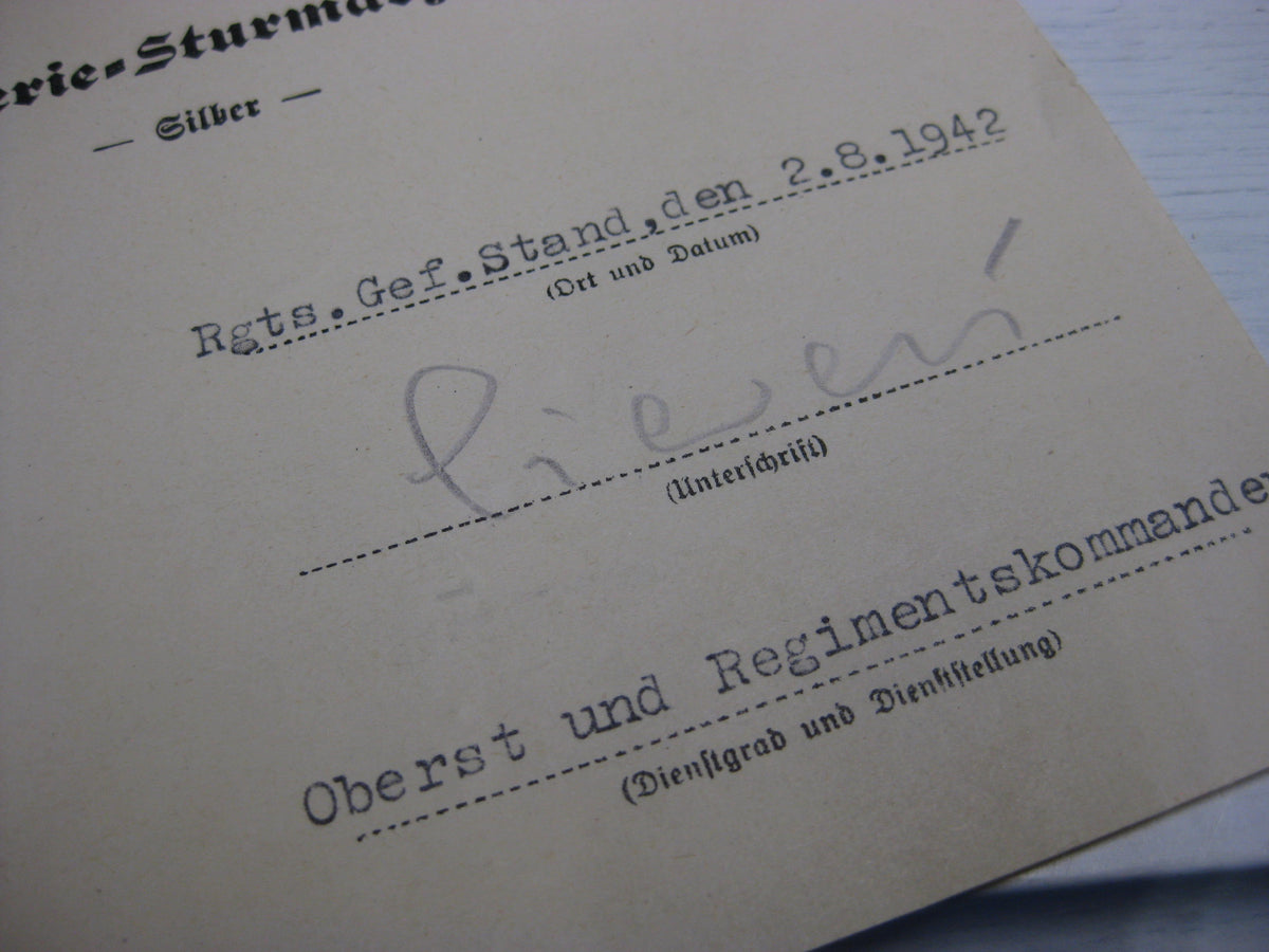 Erkennungsmarke Besitzzeugnis seltene VARIANTE Verleihungsurkunden EK2/39 Konvolut