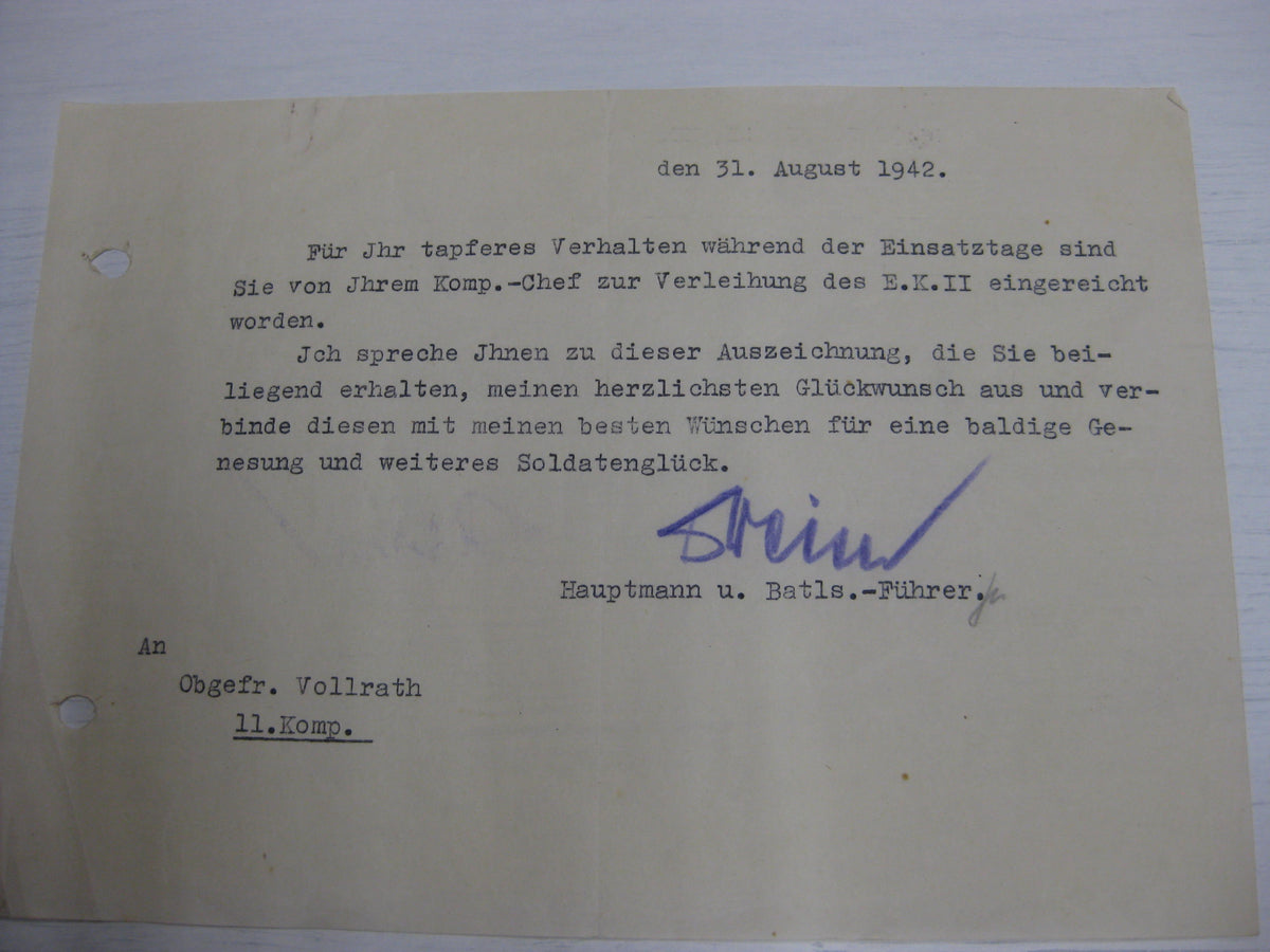 Erkennungsmarke Besitzzeugnis seltene VARIANTE Verleihungsurkunden EK2/39 Konvolut