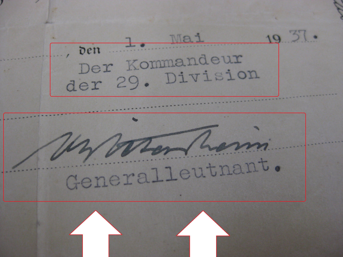 Besitzzeugnis Verleihungsurkunde STALINGRADKÄMPFER !!Seltene Originalunterschriften!!