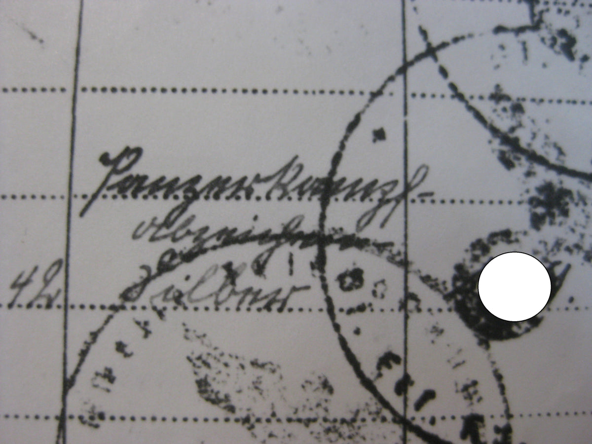 Panzerkampfabzeichen in Silber Hersteller: Karneth