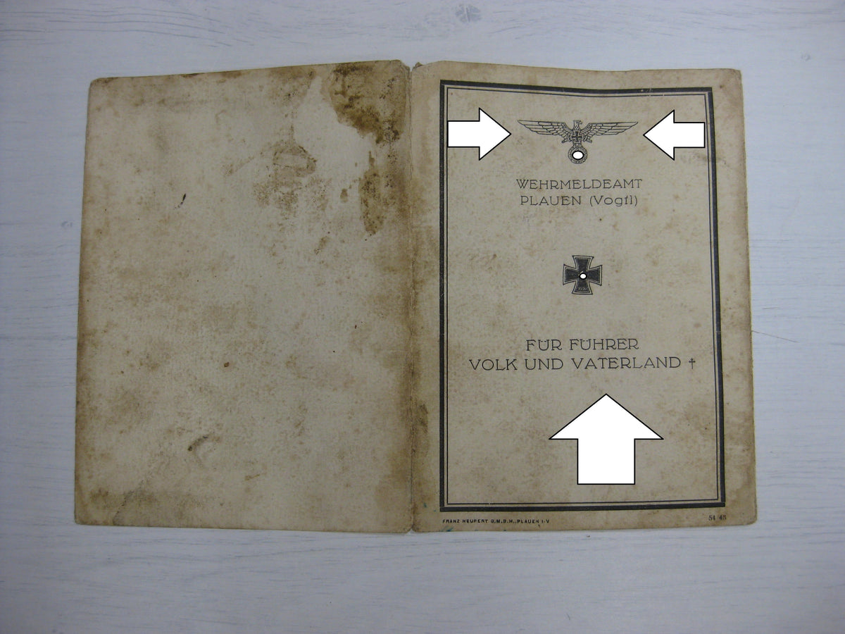 Gefallenenurkunde Kriegsmarine U-Bootwaffe U-Bootfahrer NARVIK