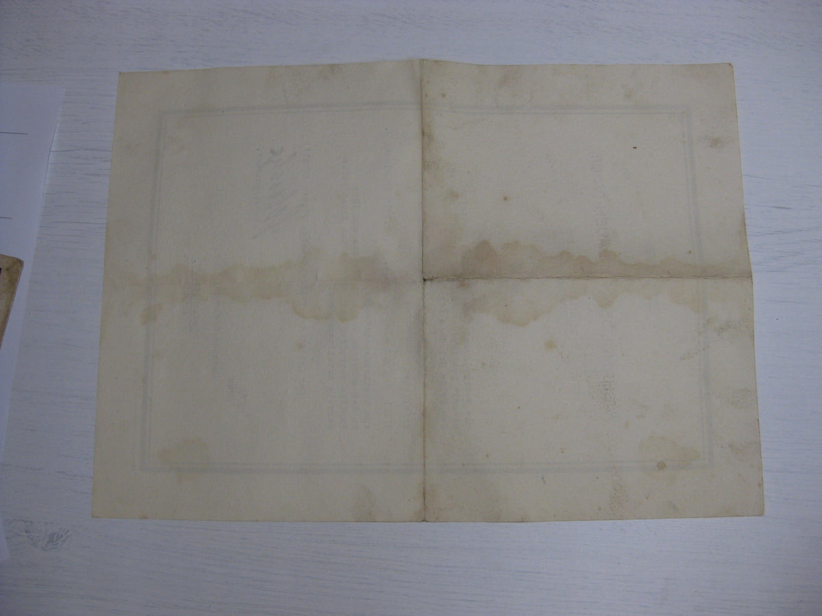 Gefallenenurkunde Kriegsmarine U-Bootwaffe U-Bootfahrer NARVIK