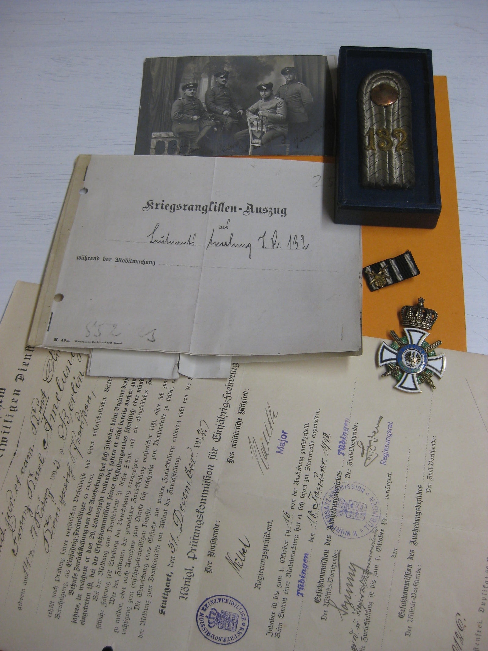 Ritterkreuz Hausorden von Hohenzollern 1. Unter-Elsässisches Infanterie Regiment I.R.132