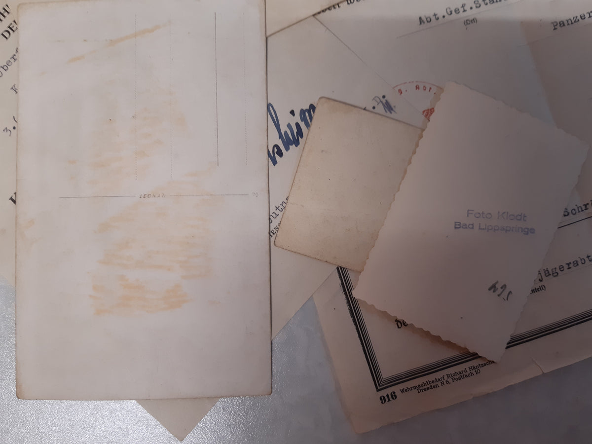 Besitzzeugnis Verleihungsurkunde Orden &amp; Ehrenzeichen Panzerjäger Abteilung 257