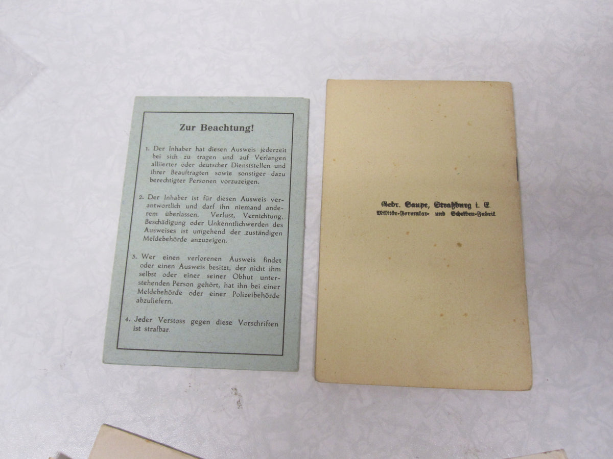 EK2/14 Militärpaß Soldbuch Überweisungsnationale Hildesheim Husaren Regiment 9 Personalausweis britische Zone Gustedt Wolfenbüttel Elbe