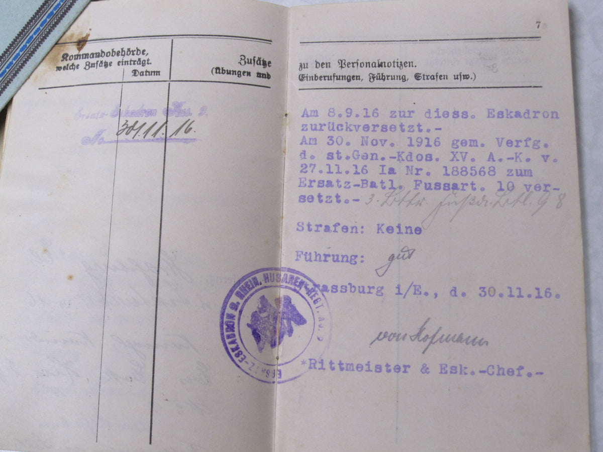 EK2/14 Militärpaß Soldbuch Überweisungsnationale Hildesheim Husaren Regiment 9 Personalausweis britische Zone Gustedt Wolfenbüttel Elbe