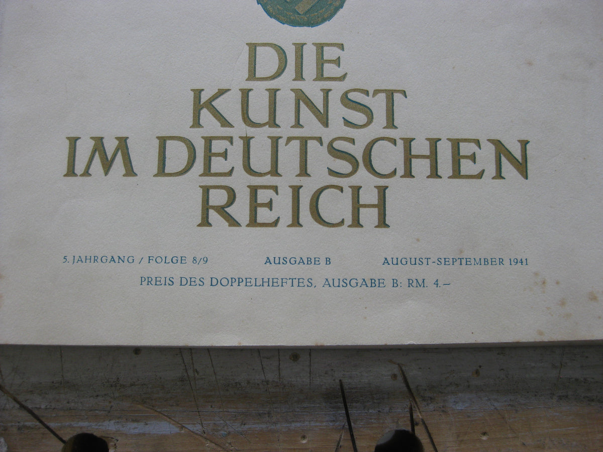Die Kunst im deutschen Reich 1941