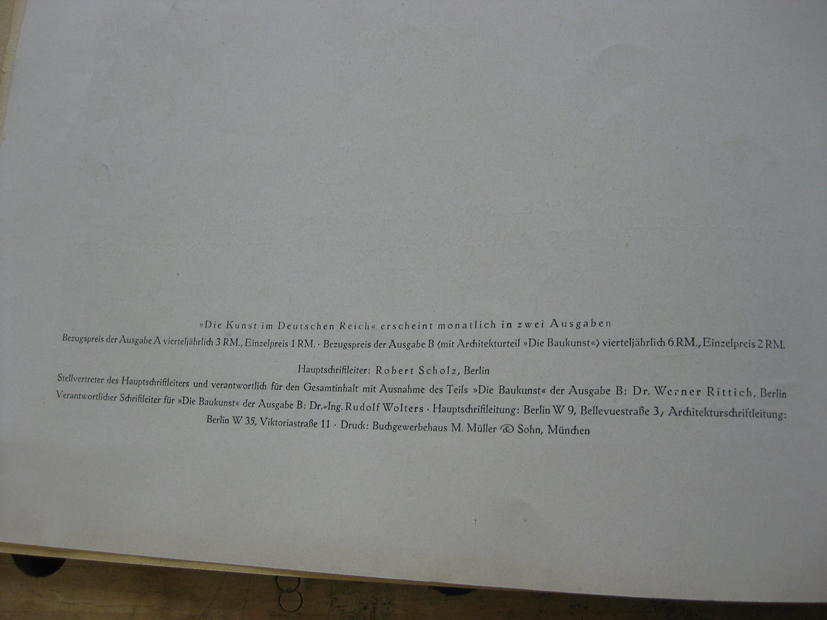 Die Kunst im deutschen Reich 1944