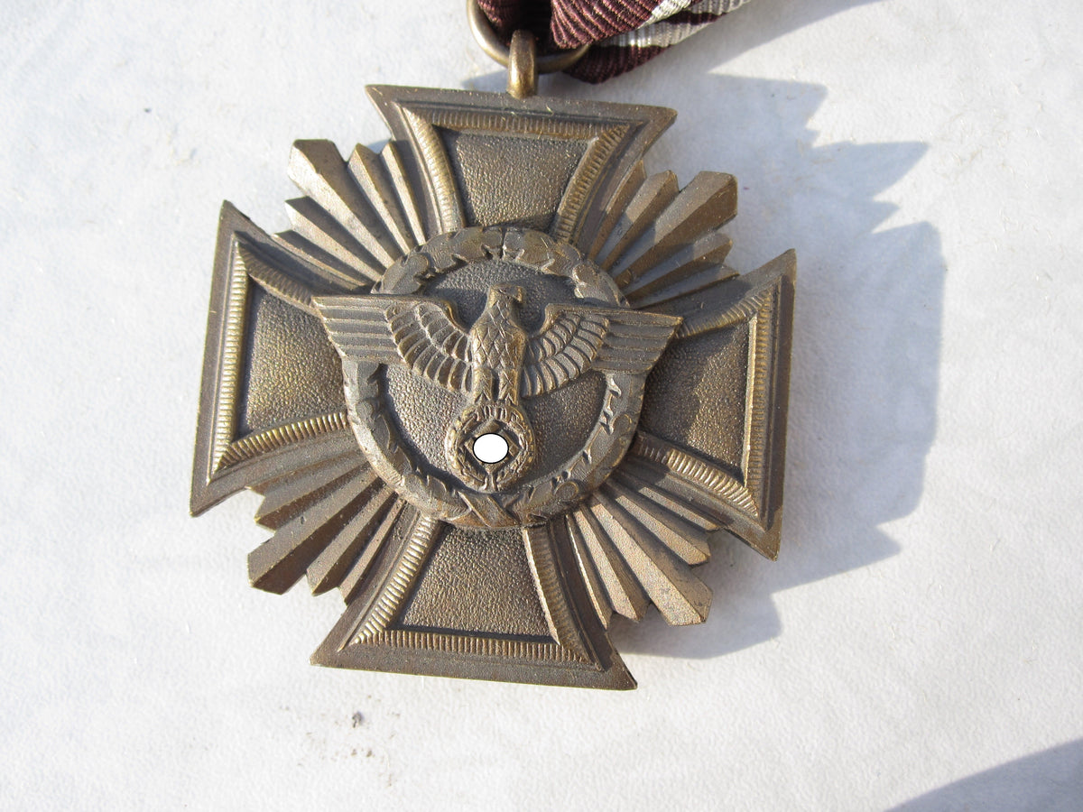 NSDAP Dienstauszeichnung für 10 Jahre in Bronze Hersteller: M1/143