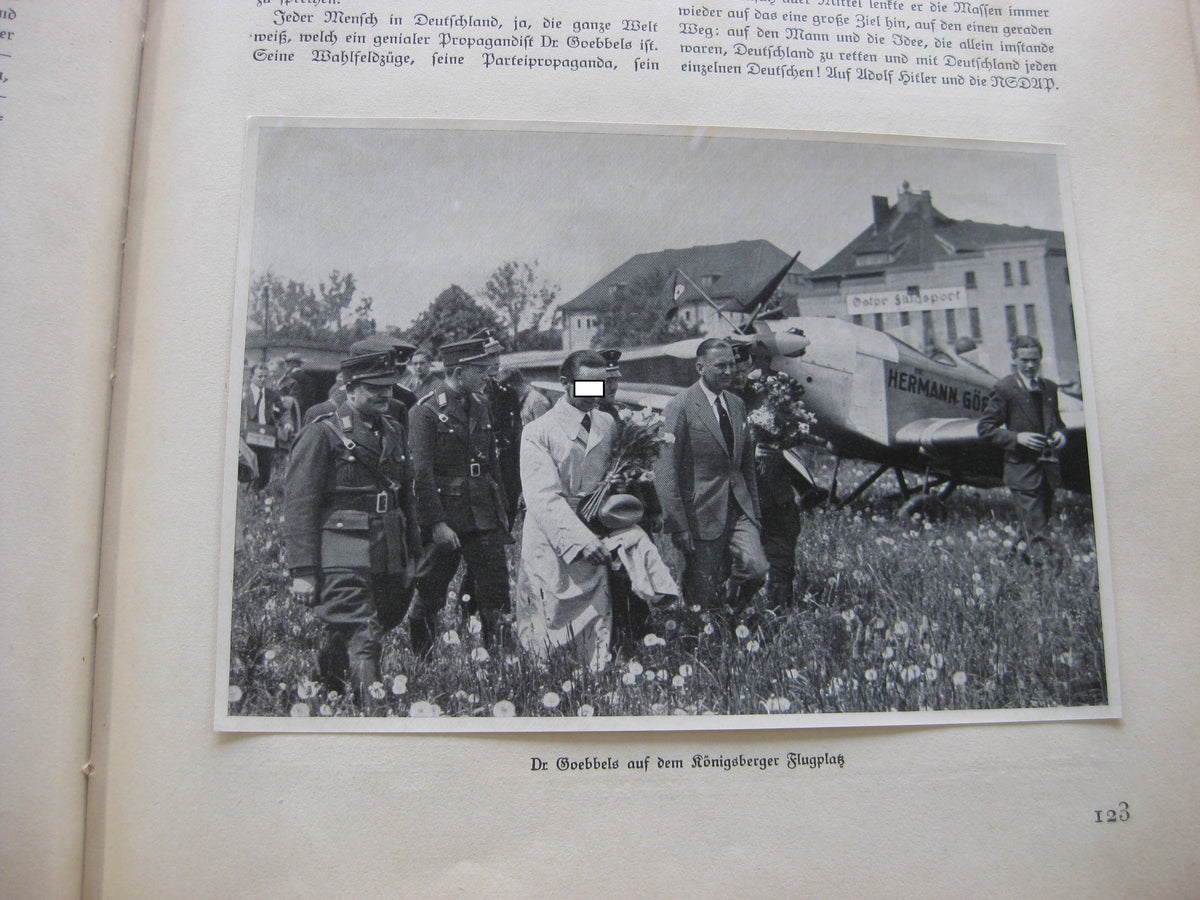 Sammelbilderalbum Deutschland erwacht "Braune Ausgabe" aus dem pers. Besitz eines Ritterkreuzträgers