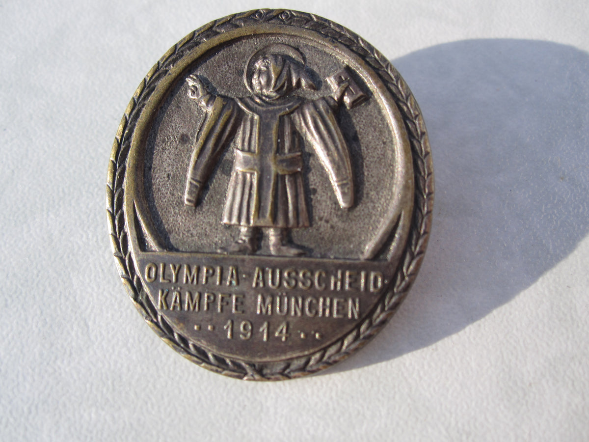 ORIGINAL Abzeichen Olympia 1914 !! MÜNCHEN