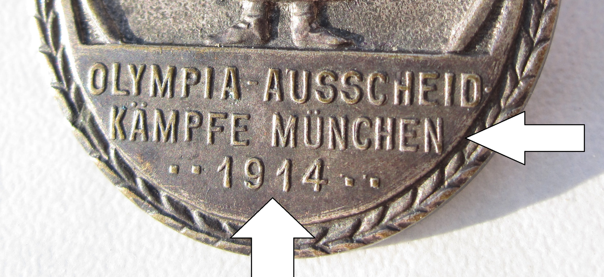 ORIGINAL Abzeichen Olympia 1914 !! MÜNCHEN