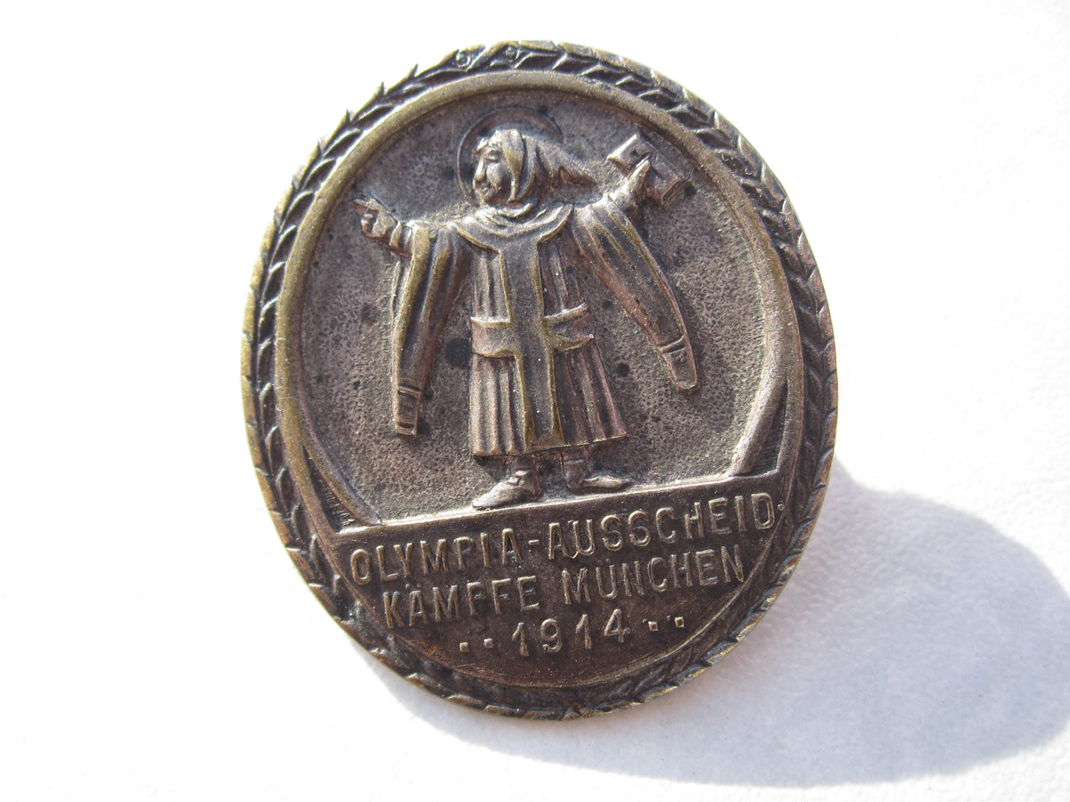ORIGINAL Abzeichen Olympia 1914 !! MÜNCHEN