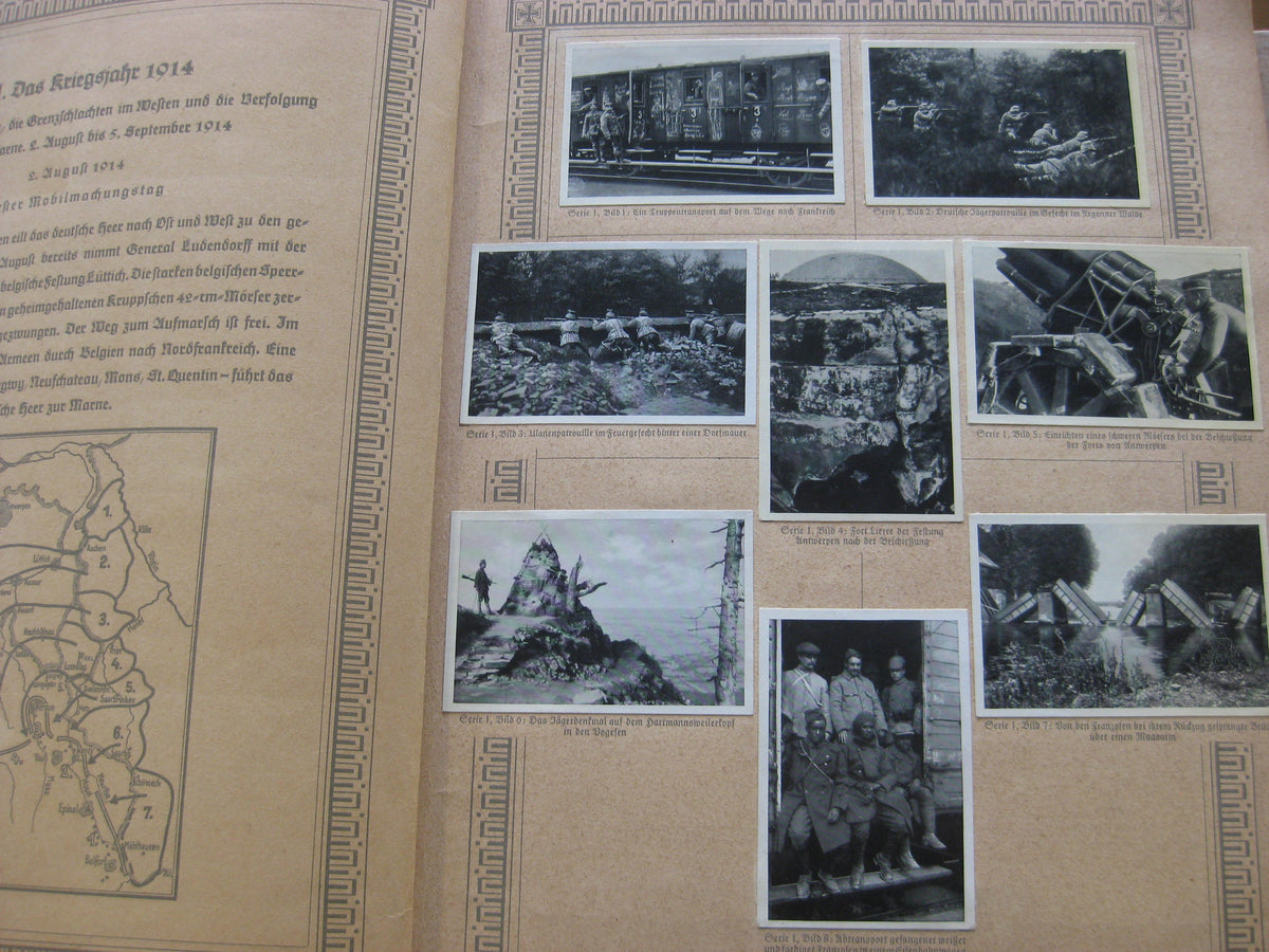 Sammelbilderalbum Der Weltkrieg 1914 - 1918