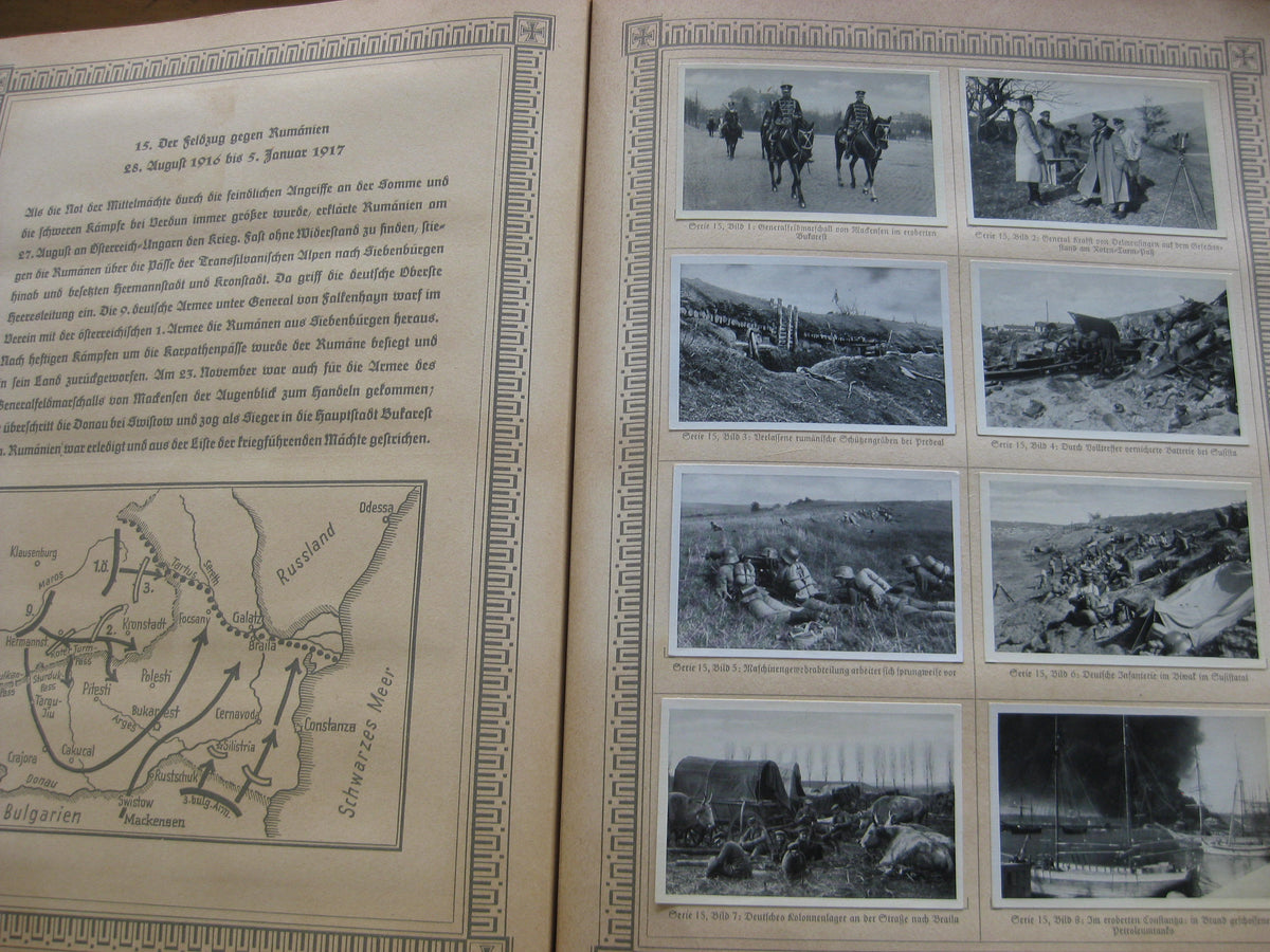 Sammelbilderalbum Der Weltkrieg 1914 - 1918