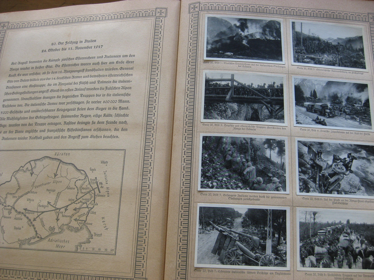 Sammelbilderalbum Der Weltkrieg 1914 - 1918