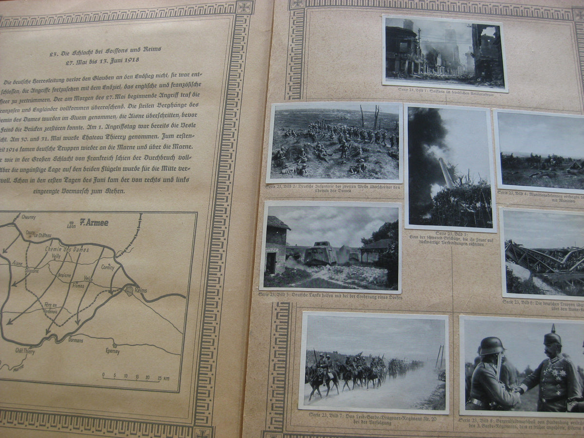 Sammelbilderalbum Der Weltkrieg 1914 - 1918