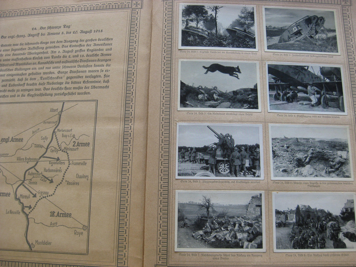 Sammelbilderalbum Der Weltkrieg 1914 - 1918