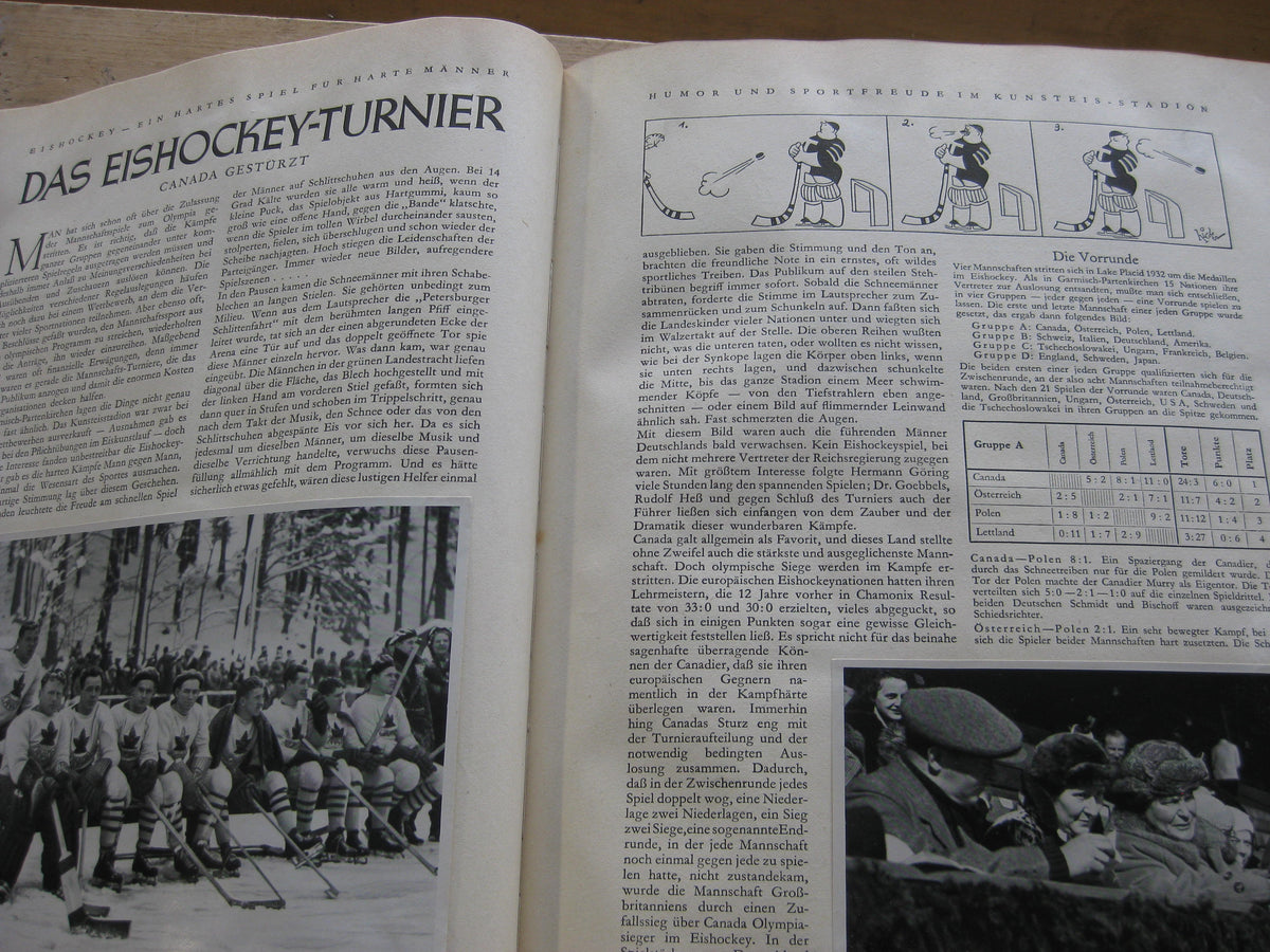 Sammelbilderalbum Olympia 1936 Band 1