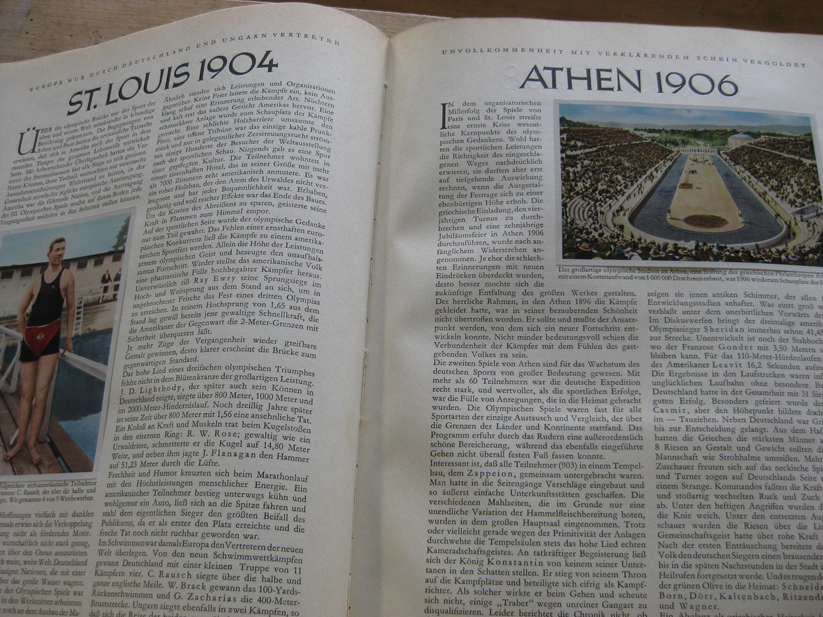 Sammelbilderalbum Olympia 1936 Band 1