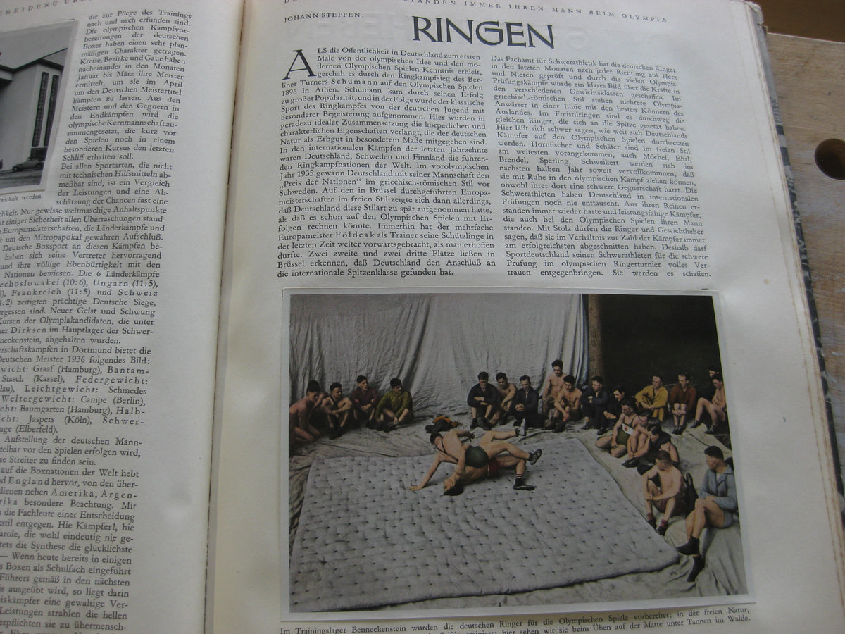 Sammelbilderalbum Olympia 1936 Band 1