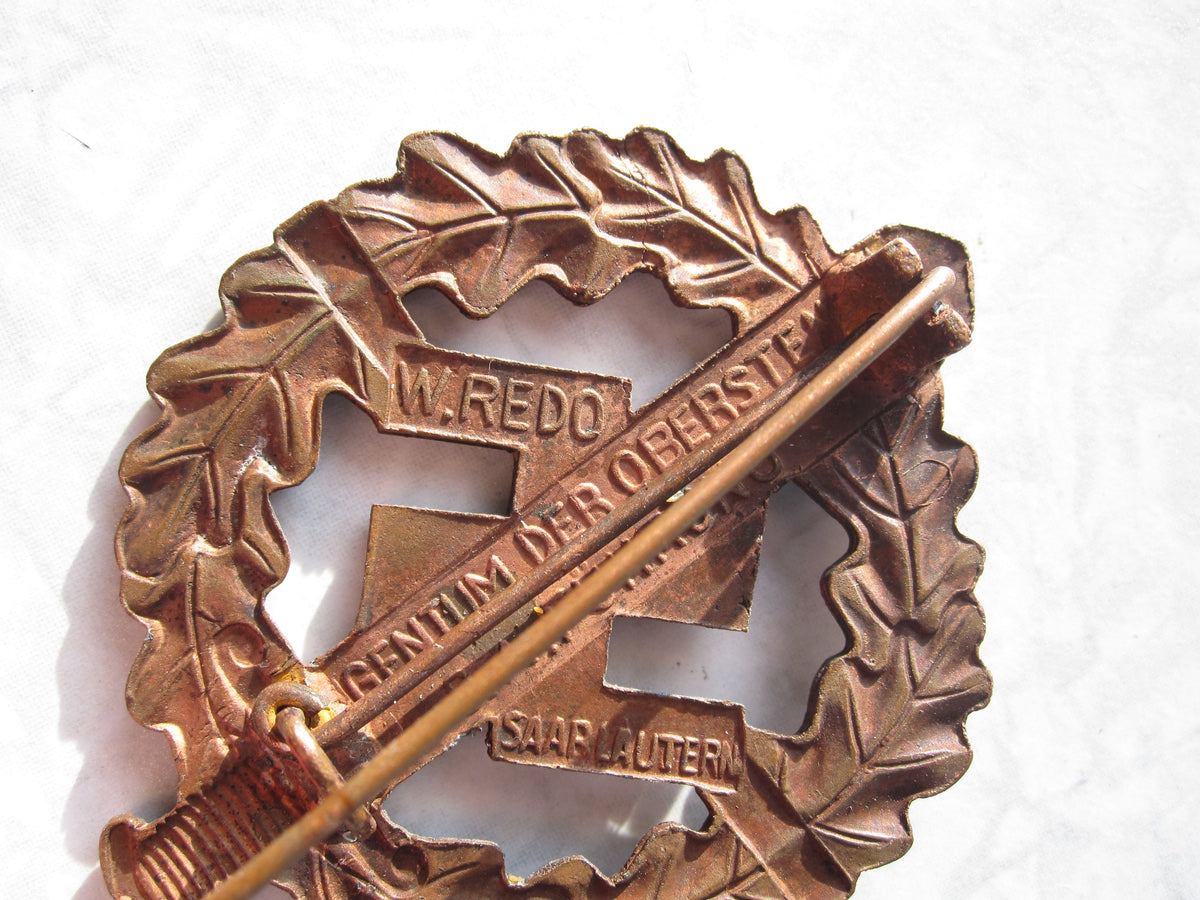 SA - Wehrsportabzeichen in Bronze Hersteller:  REDO