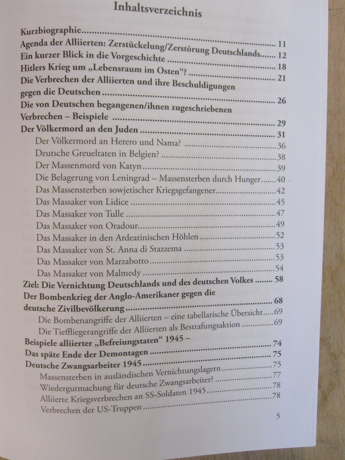 Buch Völkermord an den Deutschen