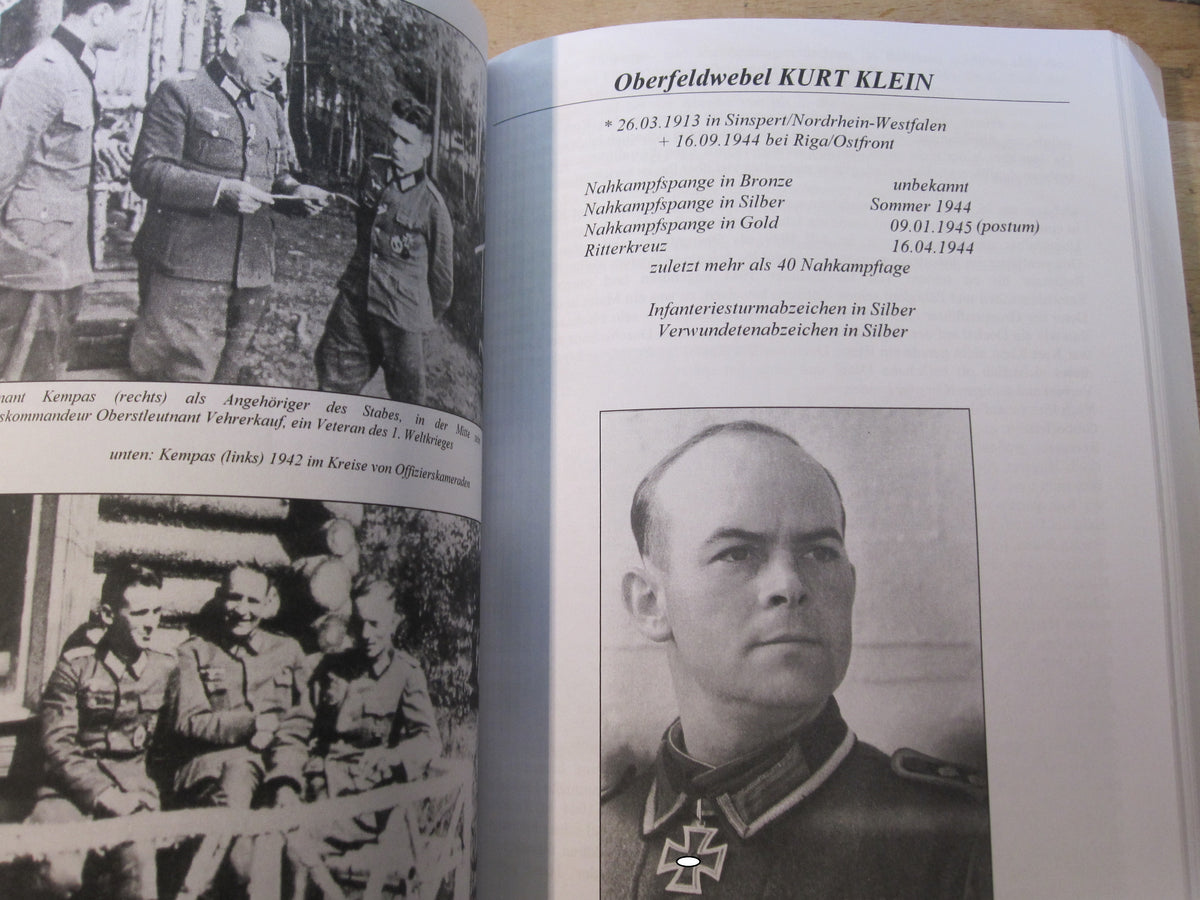 Buch Ritterkreuzträger MIT der Nahkampfspange in Gold