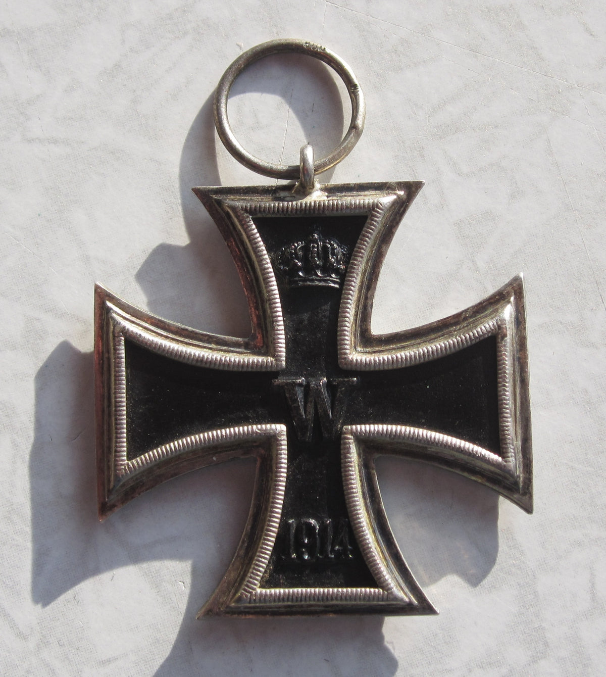 Eisernes Kreuz 2.Klasse 1914 (EK2/14) Hersteller "WS" oder "WM" &amp; SILBERSTEMPEL