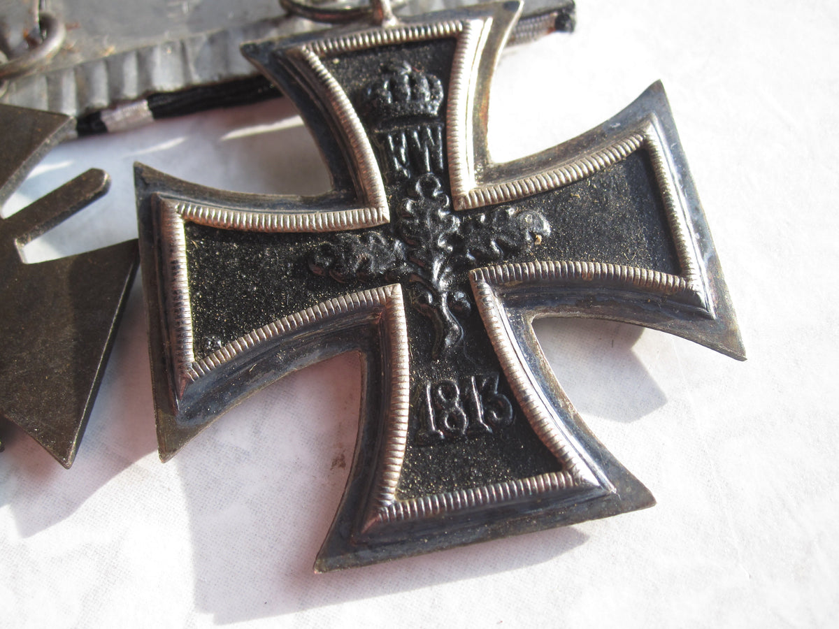 Eisernes Kreuz 2.Klasse 1914 (EK2/14) Frontkämpfer Ehrenkreuz (FEK) Ordensspange
