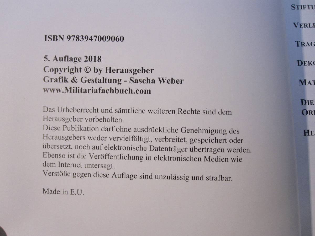 Buch Das Infanterie - Sturmabzeichen