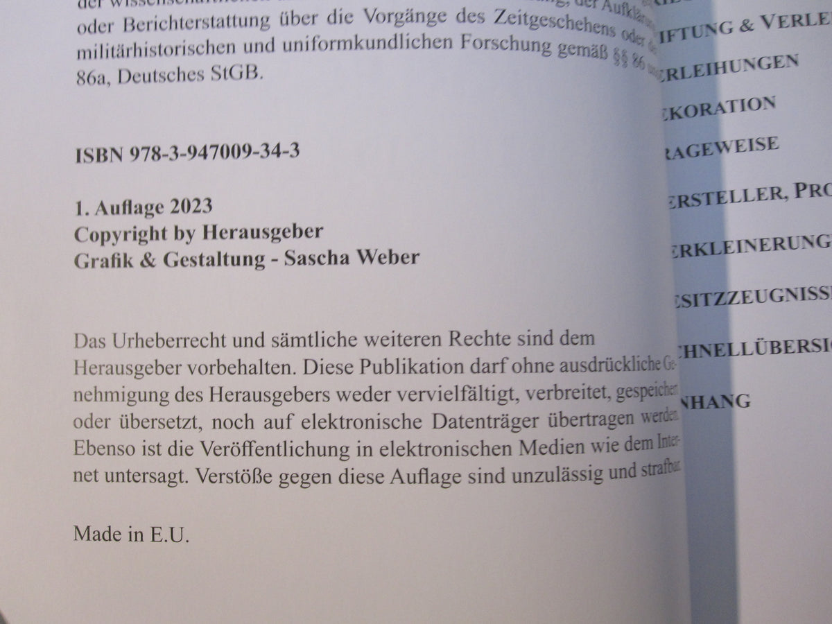 Buch Das Verdienstkreuz für Kriegshilfsdienst