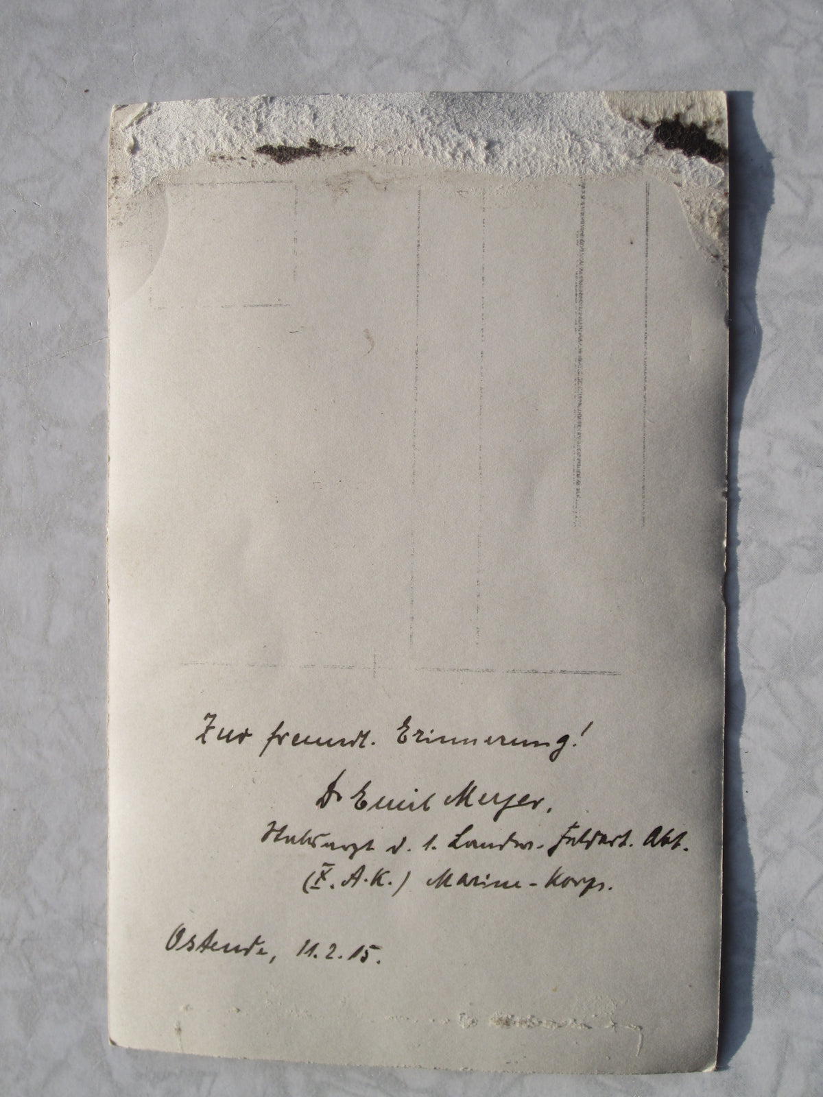 Trägerfoto Eisernes Kreuz 1914 (EK2/14)