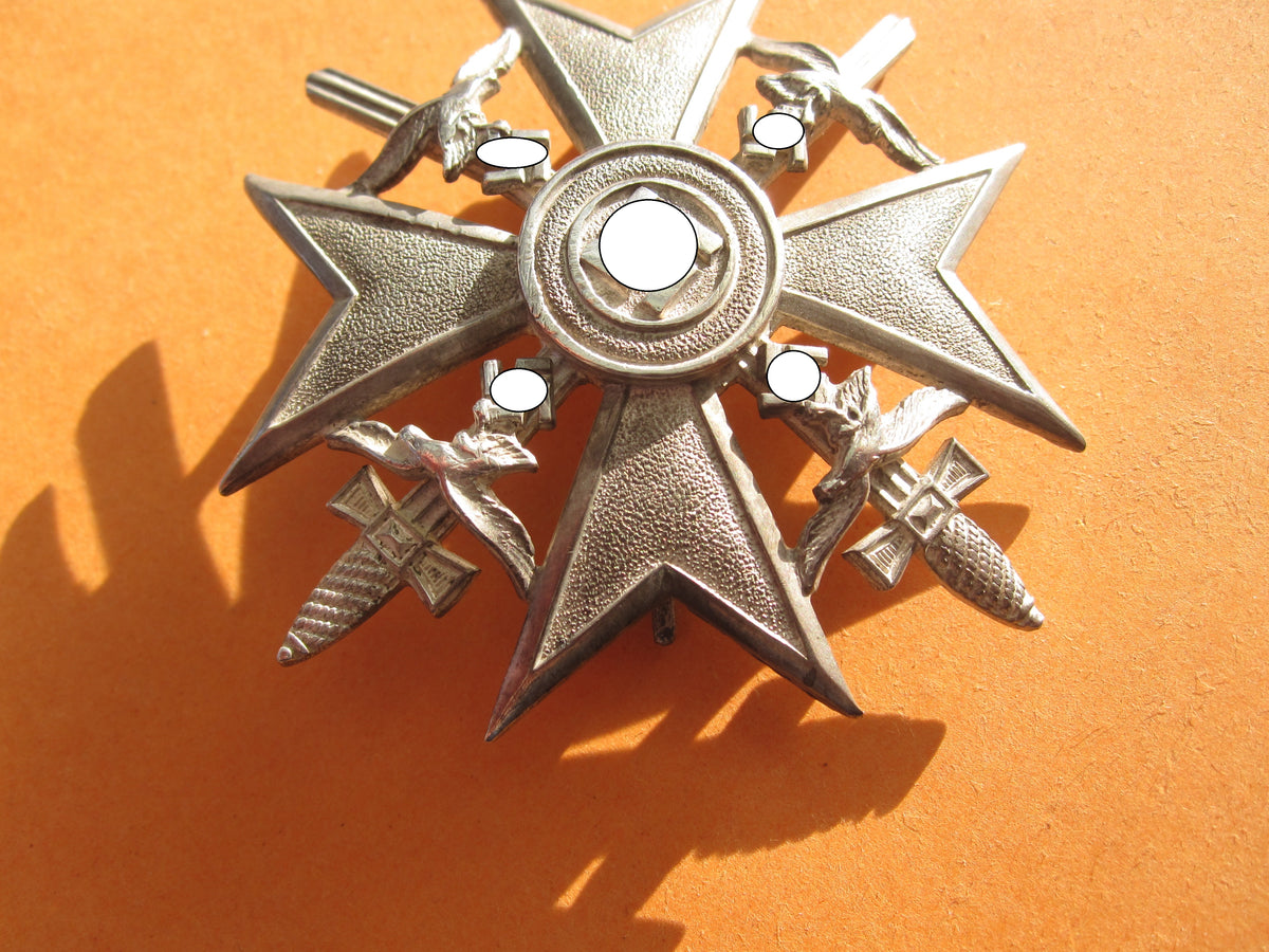 Spanienkreuz mit Schwertern in SILBER Hersteller: CEJ Junker LEGION CONDOR