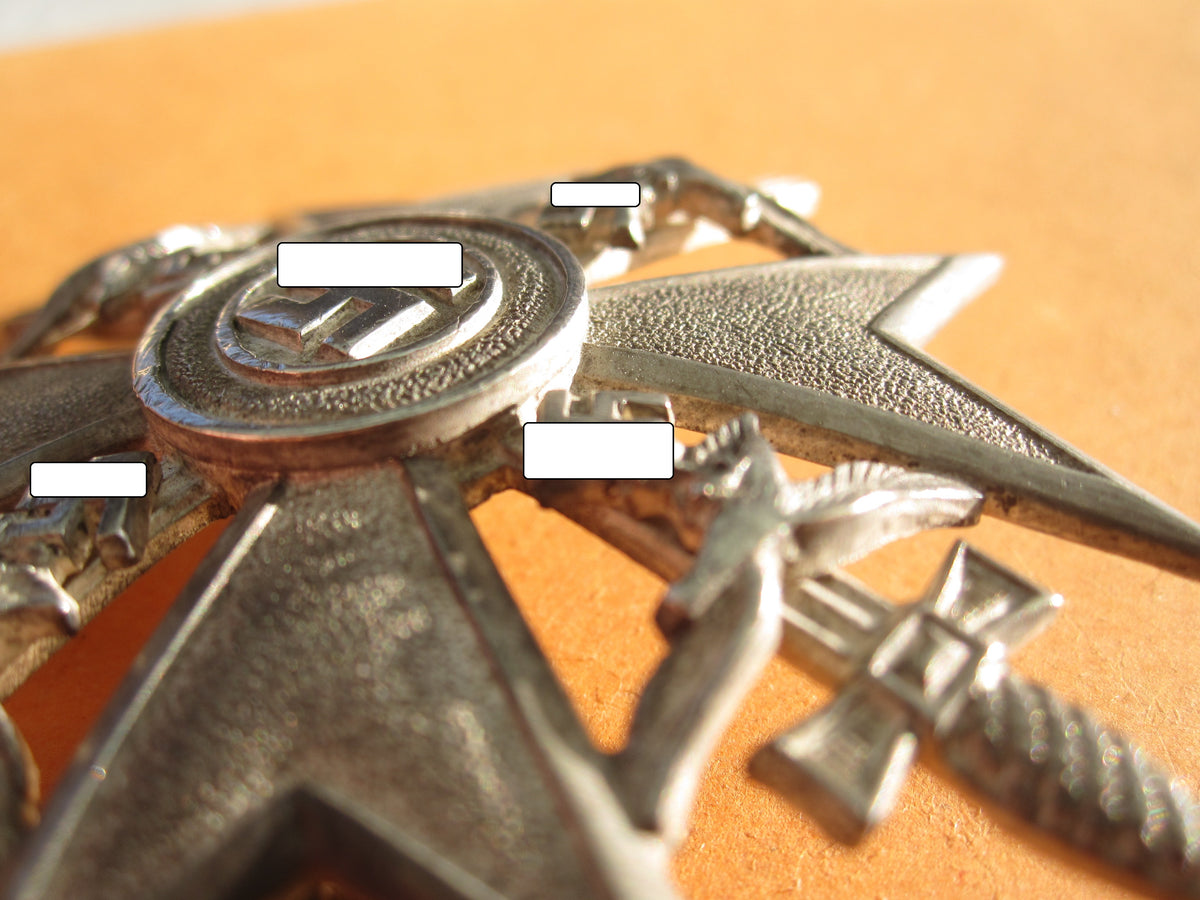 Spanienkreuz mit Schwertern in SILBER Hersteller: CEJ Junker LEGION CONDOR