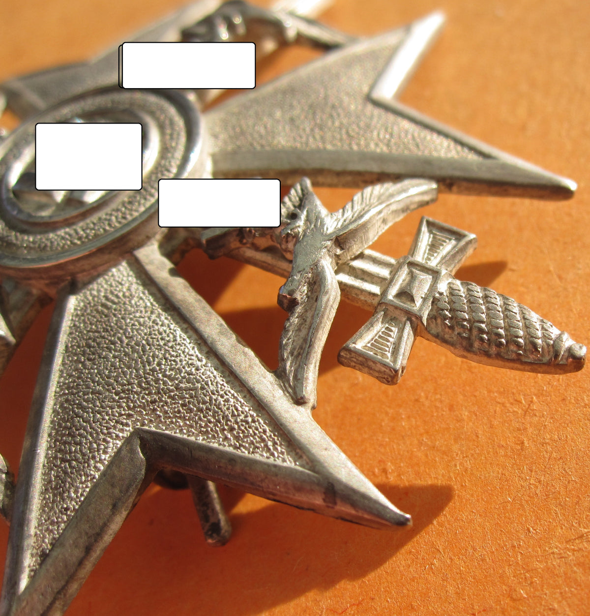 Spanienkreuz mit Schwertern in SILBER Hersteller: CEJ Junker LEGION CONDOR