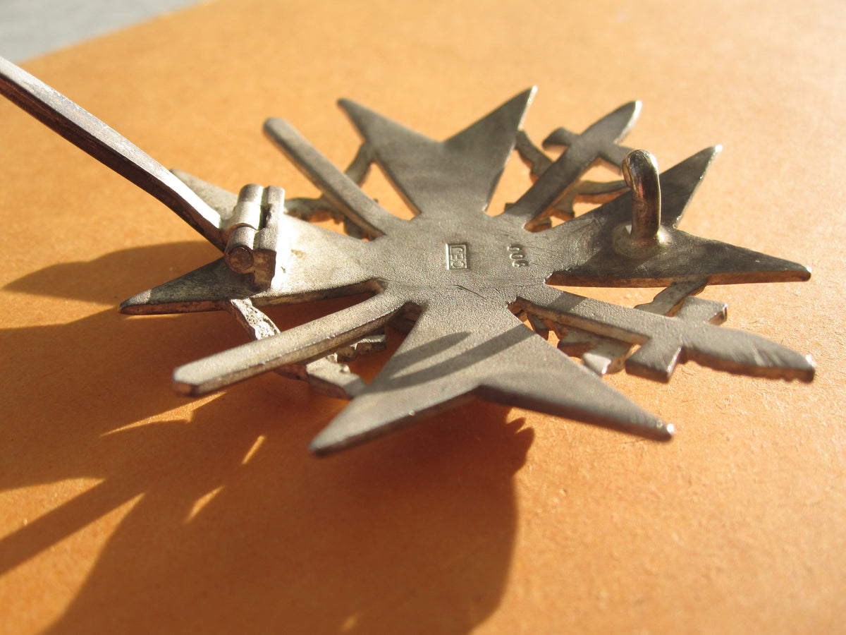 Spanienkreuz mit Schwertern in SILBER Hersteller: CEJ Junker LEGION CONDOR