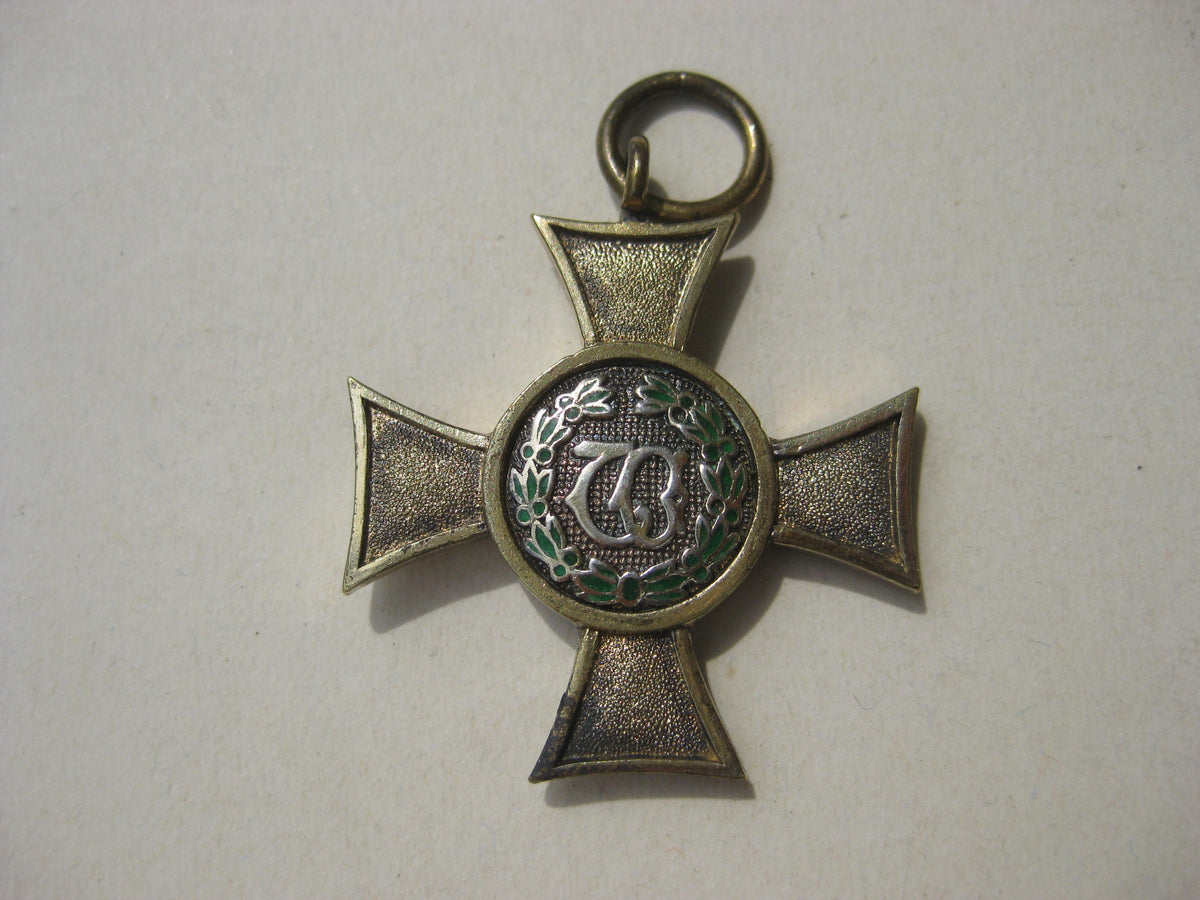 Württemberg Dienstehrenzeichen 1.Klasse für Offiziere 25 oder 21 Dienstjahre 1891