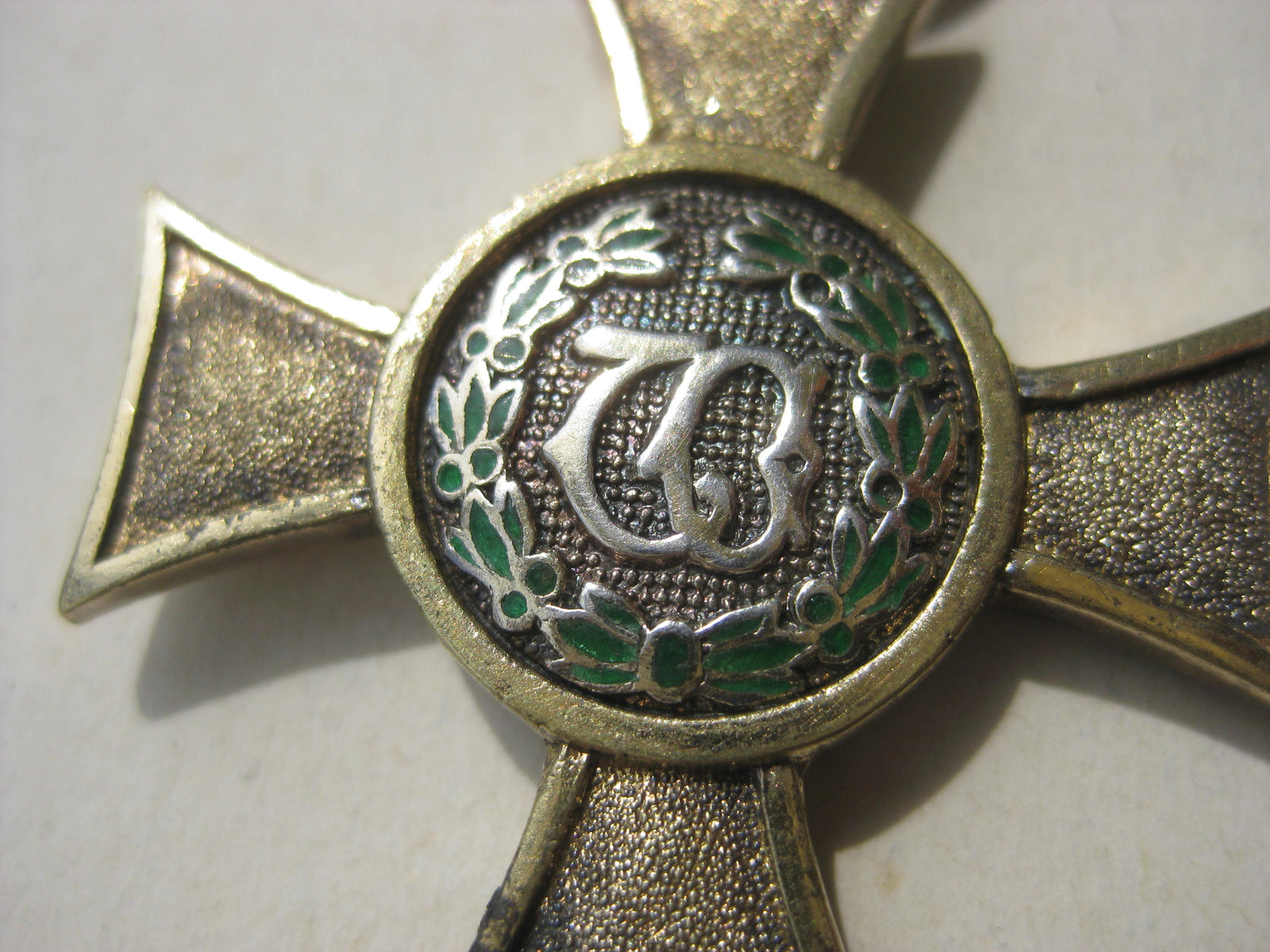 Württemberg Dienstehrenzeichen 1.Klasse für Offiziere 25 oder 21 Dienstjahre 1891