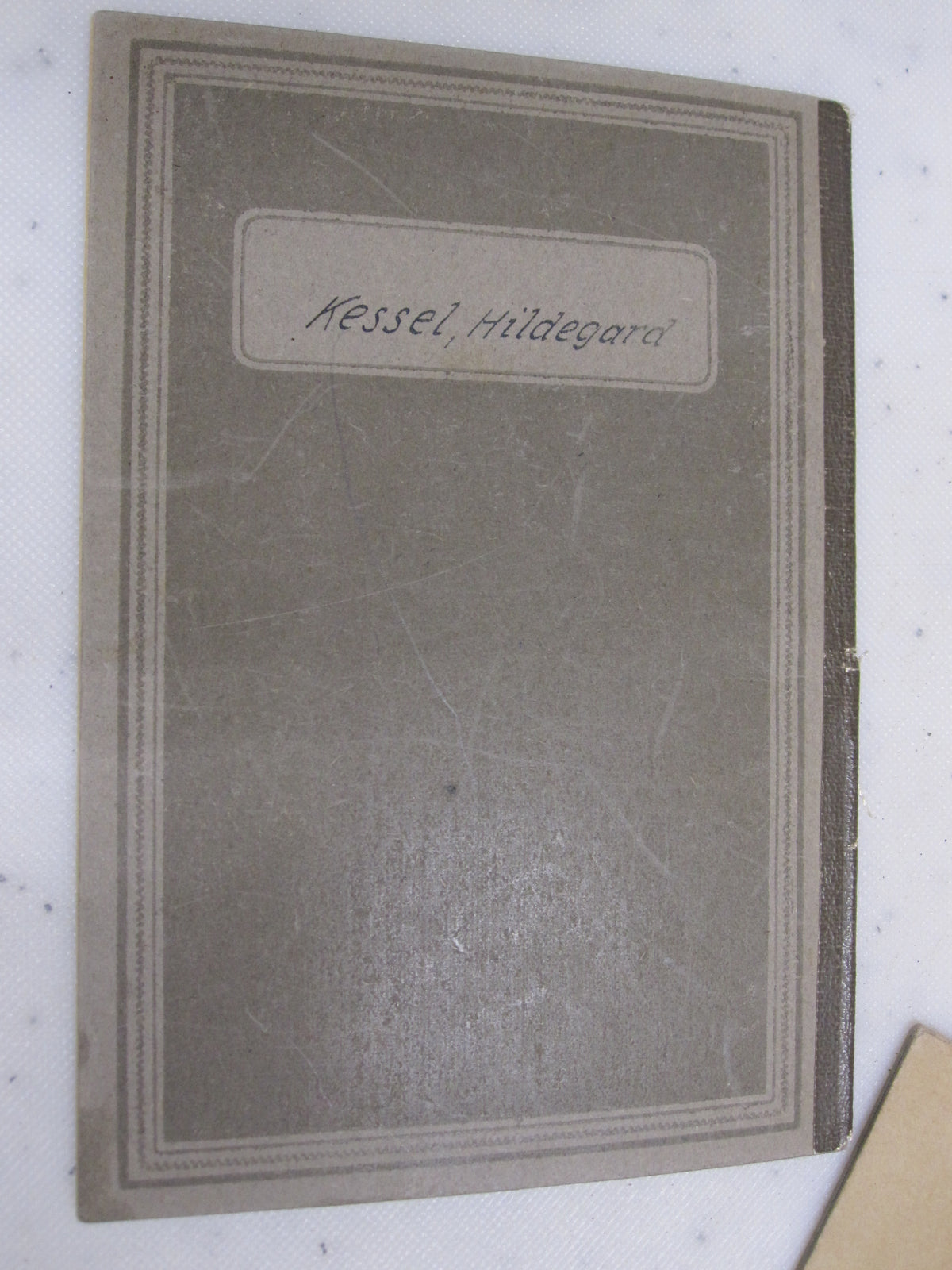 Konvolut einer Frau Arbeitsbuch Protektorat Böhmen &amp; Mähren