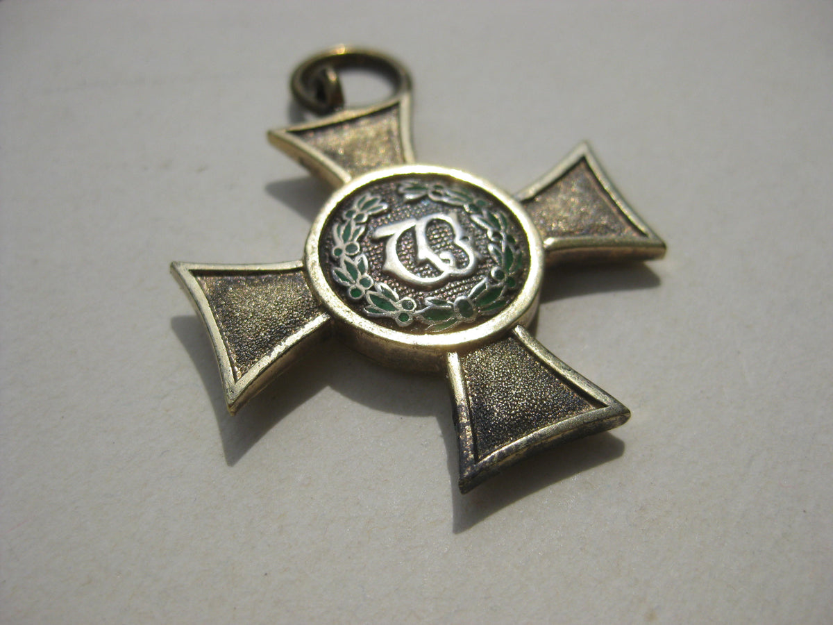 Württemberg Dienstehrenzeichen 1.Klasse für Offiziere 25 oder 21 Dienstjahre 1891