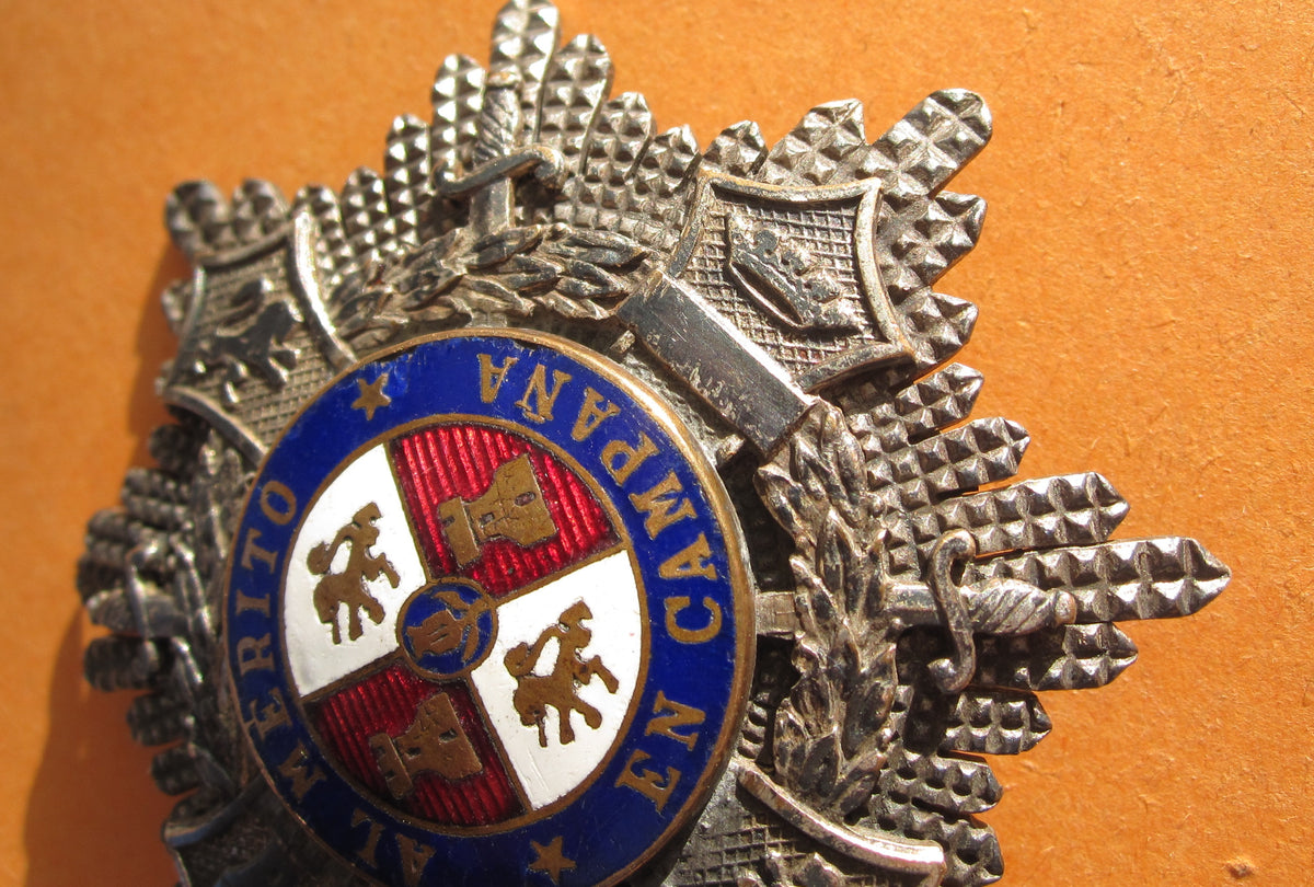 spanischer Orden Siegesstern SPANIEN verliehen an deutschen Luftwaffenoffizier 1939