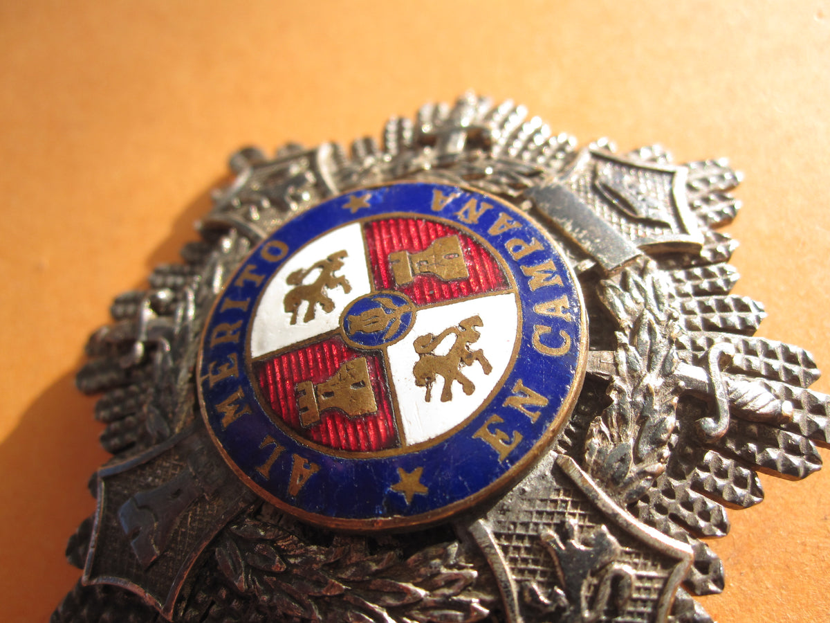 spanischer Orden Siegesstern SPANIEN verliehen an deutschen Luftwaffenoffizier 1939