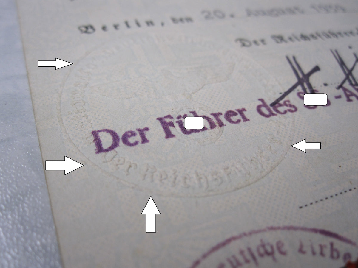 H.W.  -  -  SS Unterführer Ausweis