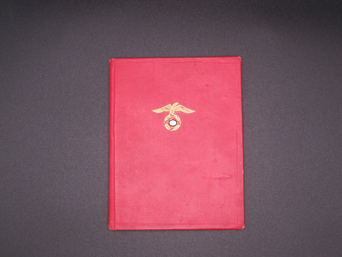 H.W.  -  -  Parteibuch NSDAP Mitgliedsbuch Pfullendorf Denkingen 1934