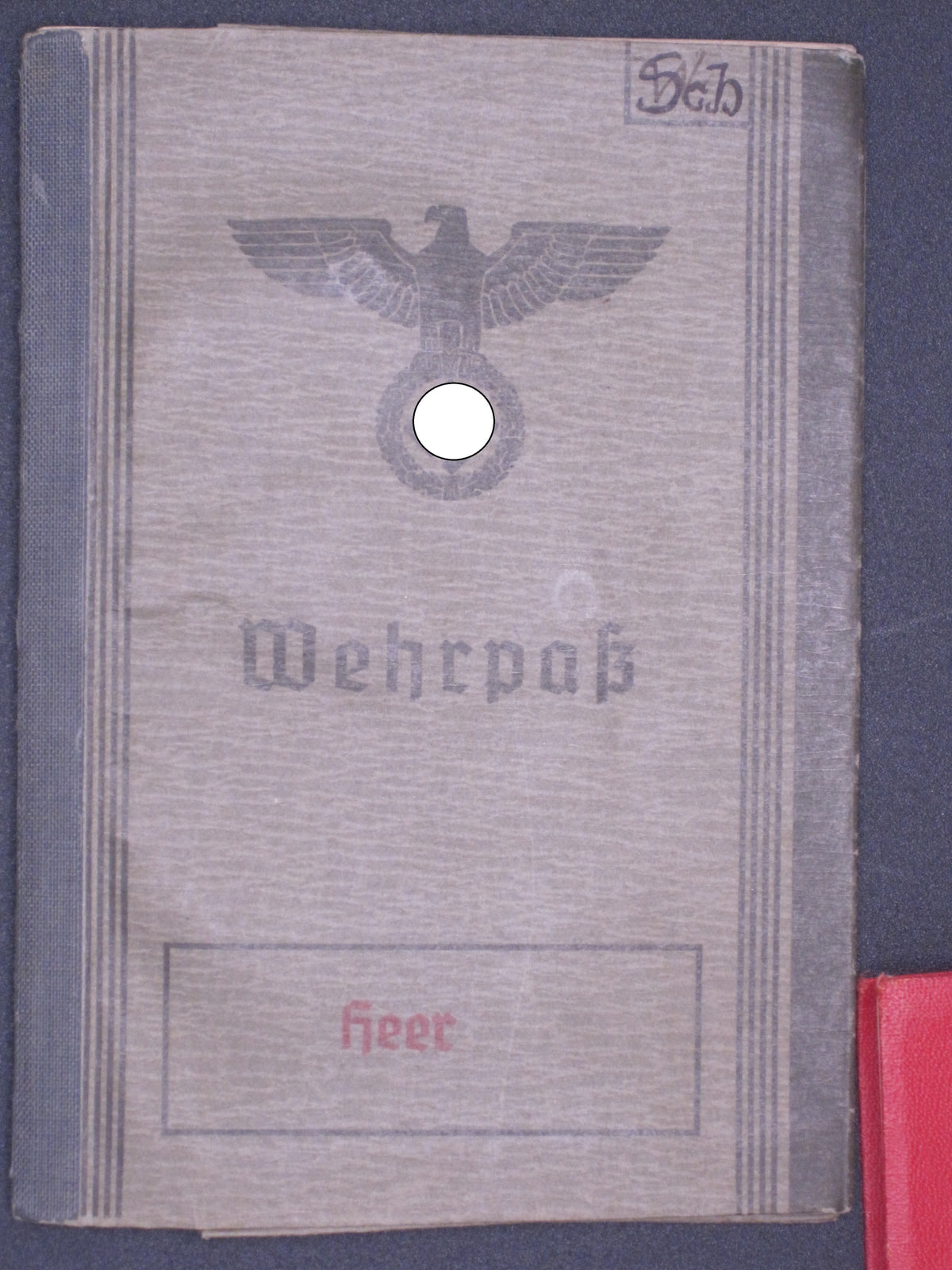 H.W.  -  -  Parteibuch &amp; Wehrpaß Österreich Klagenfurt / Wels OSTMARK